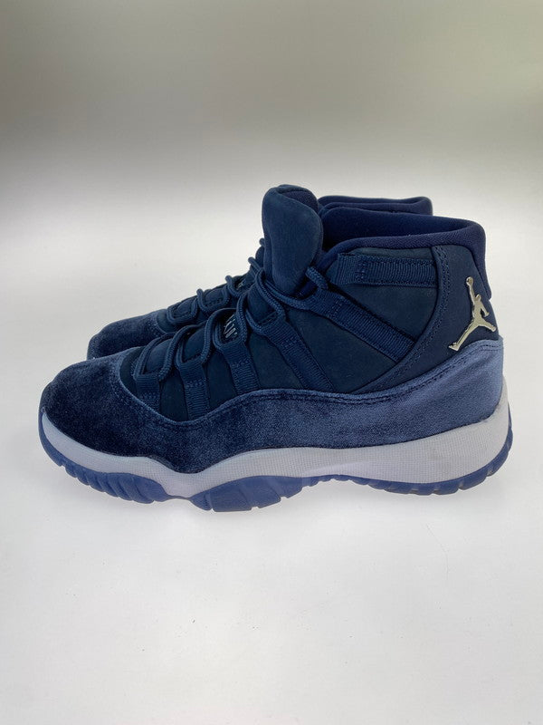 【中古品】【レディース】 NIKE ナイキ WOMEN'S AIR JORDAN 11 AR0715-441 ウィメンズ エア ジョーダン 11 スニーカー 靴 160-250422-yn-11-min サイズ：22.5cm US5.5 カラー：MIDNIGHT NAVY/METALLIC SILVER 万代Net店