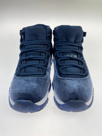 【中古品】【レディース】 NIKE ナイキ WOMEN'S AIR JORDAN 11 AR0715-441 ウィメンズ エア ジョーダン 11 スニーカー 靴 160-250422-yn-11-min サイズ：22.5cm US5.5 カラー：MIDNIGHT NAVY/METALLIC SILVER 万代Net店