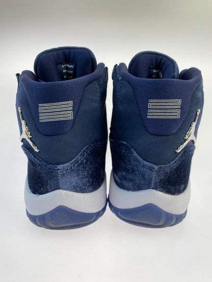 【中古品】【レディース】 NIKE ナイキ WOMEN'S AIR JORDAN 11 AR0715-441 ウィメンズ エア ジョーダン 11 スニーカー 靴 160-250422-yn-11-min サイズ：22.5cm US5.5 カラー：MIDNIGHT NAVY/METALLIC SILVER 万代Net店