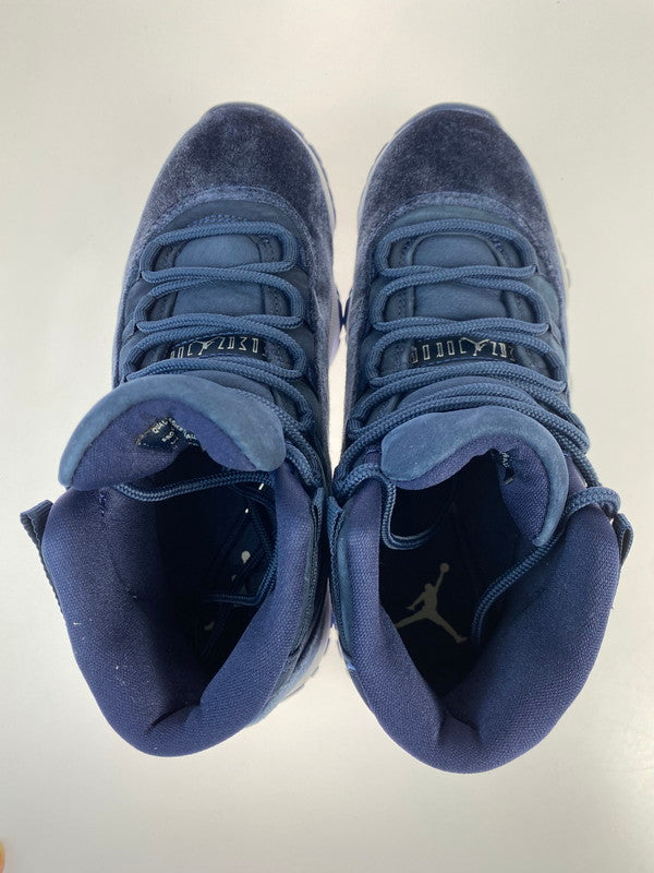 【中古品】【レディース】 NIKE ナイキ WOMEN'S AIR JORDAN 11 AR0715-441 ウィメンズ エア ジョーダン 11 スニーカー 靴 160-250422-yn-11-min サイズ：22.5cm US5.5 カラー：MIDNIGHT NAVY/METALLIC SILVER 万代Net店
