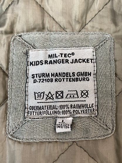 【現状渡し品】【メンズ】 MIL-TEC ミルテック KIDS RANGER JACKET キッズ レンジャー ジャケット ドイツ ミリタリー アウトドア アーミー 146-260510-em-22-min サイズ：L カラー：ベージュ系（迷彩） 万代Net店