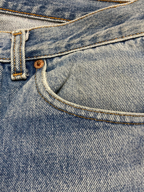 【現状渡し品】【メンズ】 Levi's リーバイス 90'S 501 DENIM PANTS バレンシア工場 90年代 501 デニム パンツ ジーンズ ボトムス ジーパン 157-250728-em-17-min サイズ：W30×L36 カラー：インディゴブルー 万代Net店