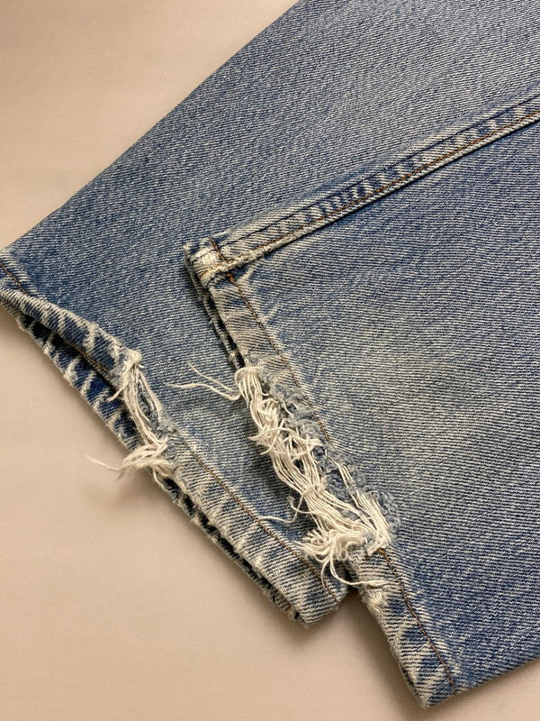 【現状渡し品】【メンズ】 Levi's リーバイス 90'S 501 DENIM PANTS バレンシア工場 90年代 501 デニム パンツ ジーンズ ボトムス ジーパン 157-250728-em-17-min サイズ：W30×L36 カラー：インディゴブルー 万代Net店