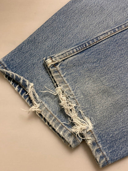 【現状渡し品】【メンズ】 Levi's リーバイス 90'S 501 DENIM PANTS バレンシア工場 90年代 501 デニム パンツ ジーンズ ボトムス ジーパン 157-250728-em-17-min サイズ：W30×L36 カラー：インディゴブルー 万代Net店