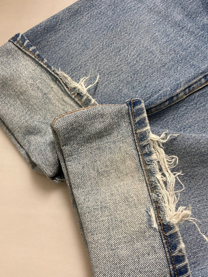 【現状渡し品】【メンズ】 Levi's リーバイス 90'S 501 DENIM PANTS バレンシア工場 90年代 501 デニム パンツ ジーンズ ボトムス ジーパン 157-250728-em-17-min サイズ：W30×L36 カラー：インディゴブルー 万代Net店