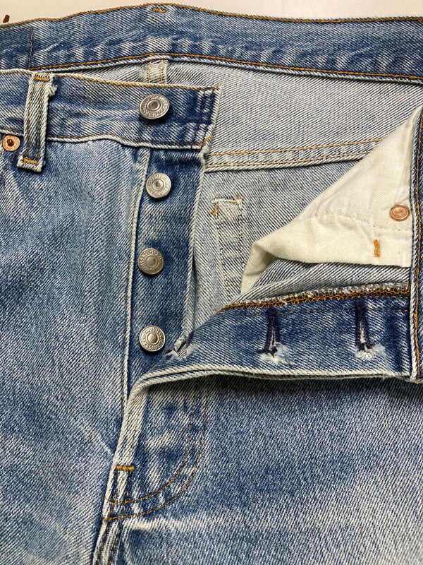 【現状渡し品】【メンズ】 Levi's リーバイス 90'S 501 DENIM PANTS バレンシア工場 90年代 501 デニム パンツ ジーンズ ボトムス ジーパン 157-250728-em-17-min サイズ：W30×L36 カラー：インディゴブルー 万代Net店