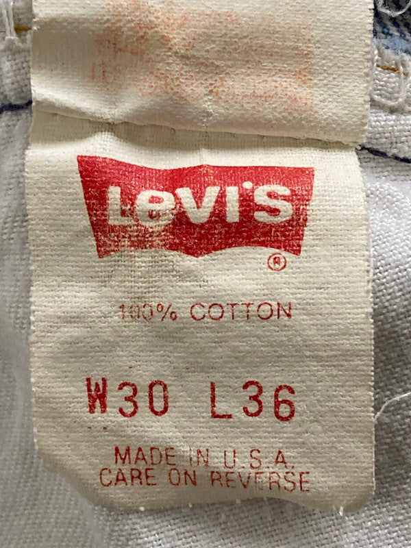 【現状渡し品】【メンズ】 Levi's リーバイス 90'S 501 DENIM PANTS バレンシア工場 90年代 501 デニム パンツ ジーンズ ボトムス ジーパン 157-250728-em-17-min サイズ：W30×L36 カラー：インディゴブルー 万代Net店