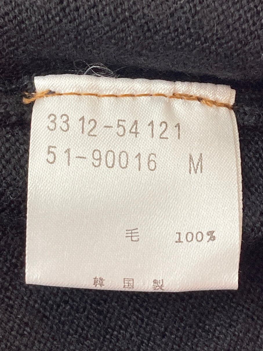 【中古美品】【メンズ】 LAUTREAMONT MEN KNIT VEST ロートレアモン メン ニットベスト トップス 140-250422-yn-17-min サイズ：M カラー：ブラック 万代Net店
