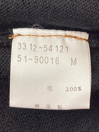 【中古美品】【メンズ】 LAUTREAMONT MEN KNIT VEST ロートレアモン メン ニットベスト トップス 140-250422-yn-17-min サイズ：M カラー：ブラック 万代Net店