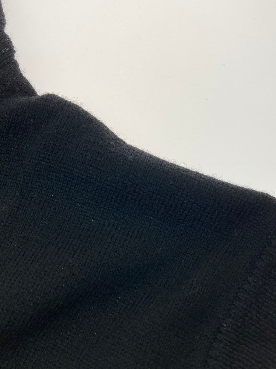 【中古美品】【メンズ】 LAUTREAMONT MEN KNIT VEST ロートレアモン メン ニットベスト トップス 140-250422-yn-17-min サイズ：M カラー：ブラック 万代Net店