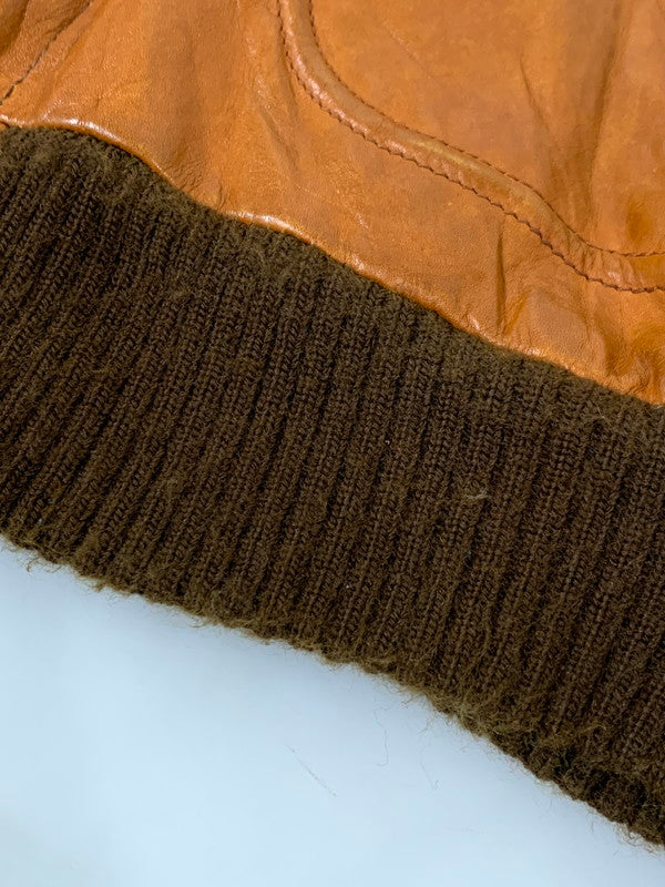 【現状渡し品】【メンズ】 WILLIAM BARRY ウイリアムバリー 70'S G-1 "ピンナップガール" アウター 146-250415-AS-3-min サイズ：38 カラー：ブラウン 万代Net店