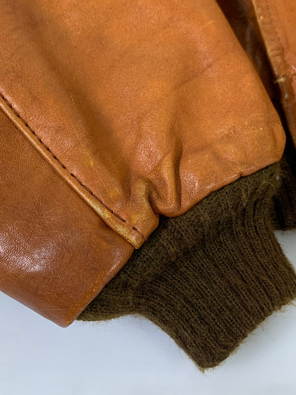 【現状渡し品】【メンズ】 WILLIAM BARRY ウイリアムバリー 70'S G-1 "ピンナップガール" アウター 146-250415-AS-3-min サイズ：38 カラー：ブラウン 万代Net店