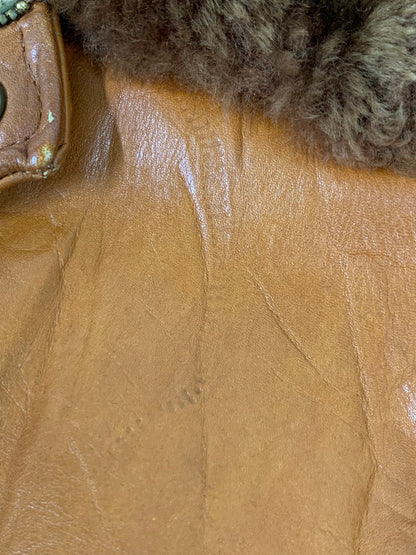 【現状渡し品】【メンズ】 WILLIAM BARRY ウイリアムバリー 70'S G-1 "ピンナップガール" アウター 146-250415-AS-3-min サイズ：38 カラー：ブラウン 万代Net店