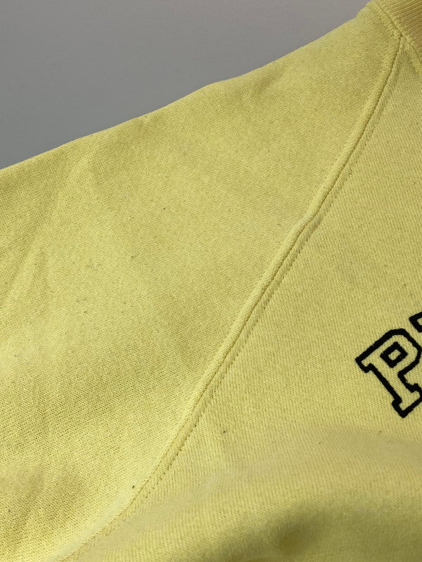 【現状渡し品】【メンズ】 RUSSEL ATHLETIC ラッセルアスレティック COLLEGE LOGO SWEATSHIRT スウェットシャツ 146-250419-ks-95-min サイズ：L カラー：イエロー 万代Net店