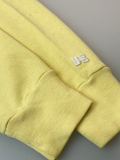 【現状渡し品】【メンズ】 RUSSEL ATHLETIC ラッセルアスレティック COLLEGE LOGO SWEATSHIRT スウェットシャツ 146-250419-ks-95-min サイズ：L カラー：イエロー 万代Net店