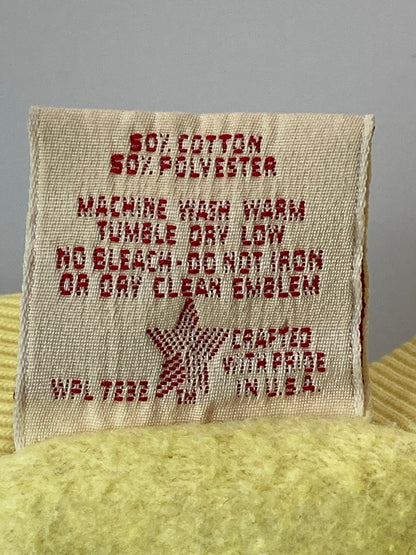 【現状渡し品】【メンズ】 RUSSEL ATHLETIC ラッセルアスレティック COLLEGE LOGO SWEATSHIRT スウェットシャツ 146-250419-ks-95-min サイズ：L カラー：イエロー 万代Net店