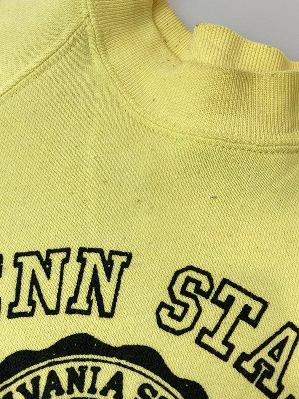 【現状渡し品】【メンズ】 RUSSEL ATHLETIC ラッセルアスレティック COLLEGE LOGO SWEATSHIRT スウェットシャツ 146-250419-ks-95-min サイズ：L カラー：イエロー 万代Net店