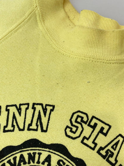 【現状渡し品】【メンズ】 RUSSEL ATHLETIC ラッセルアスレティック COLLEGE LOGO SWEATSHIRT スウェットシャツ 146-250419-ks-95-min サイズ：L カラー：イエロー 万代Net店