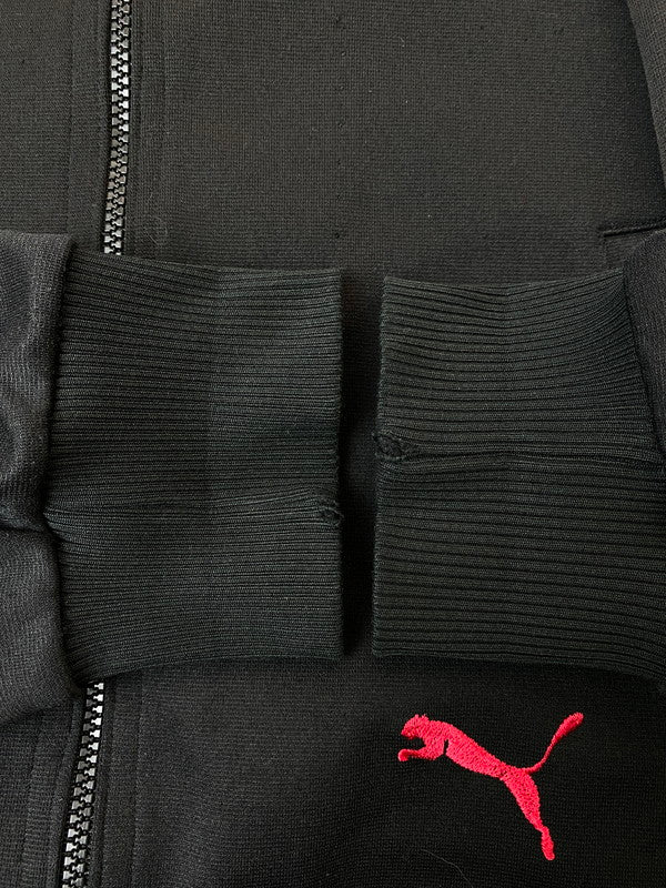 【現状渡し品】【メンズ】 PUMA プーマ 80S TRACK JACKET トラックジャケット ライトアウター 146-250803-AS-6-min カラー：ブラック 万代Net店