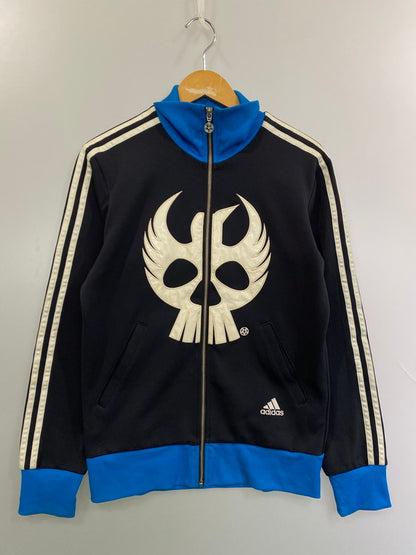 【中古品】【メンズ】 adidas アディダス 00S 日本代表 八咫烏 TRACK JACKET トラックジャケット 146-250419-ks-33-min サイズ：M 万代Net店