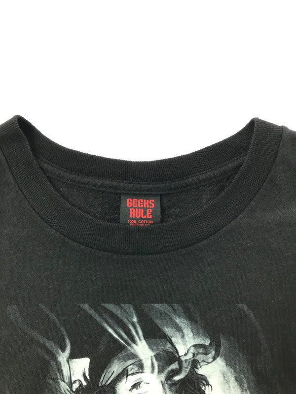 【中古品】【メンズ】 MAEDA MAHIRO マエダ マヒロ × GEEKS RULE ギークス ルール PRINT S/S TEE プリント Tシャツ 半袖Tシャツ 142-260518-na-31-tagh サイズ：L カラー：ブラック 万代Net店