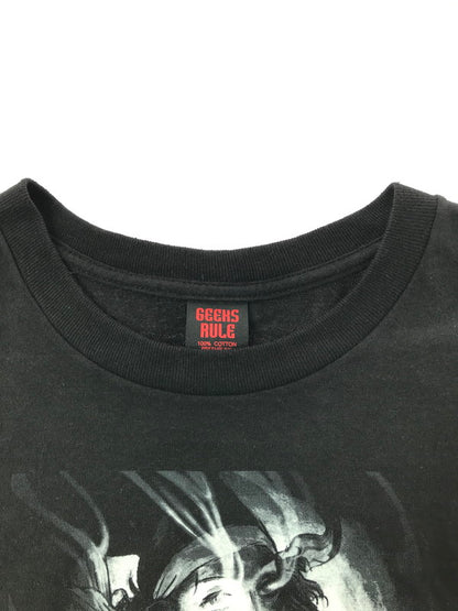 【中古品】【メンズ】 MAEDA MAHIRO マエダ マヒロ × GEEKS RULE ギークス ルール PRINT S/S TEE プリント Tシャツ 半袖Tシャツ 142-260518-na-31-tagh サイズ：L カラー：ブラック 万代Net店