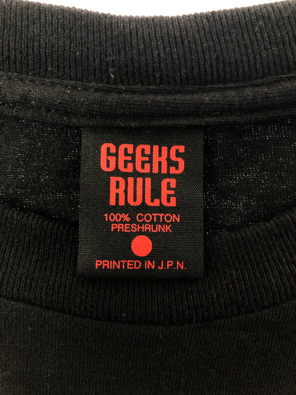 【中古品】【メンズ】 MAEDA MAHIRO マエダ マヒロ × GEEKS RULE ギークス ルール PRINT S/S TEE プリント Tシャツ 半袖Tシャツ 142-260518-na-31-tagh サイズ：L カラー：ブラック 万代Net店