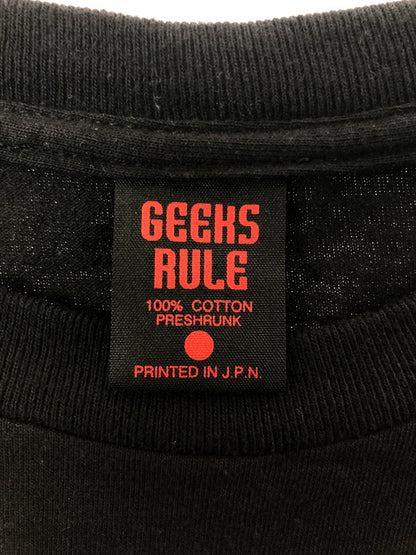 【中古品】【メンズ】 MAEDA MAHIRO マエダ マヒロ × GEEKS RULE ギークス ルール PRINT S/S TEE プリント Tシャツ 半袖Tシャツ 142-260518-na-31-tagh サイズ：L カラー：ブラック 万代Net店