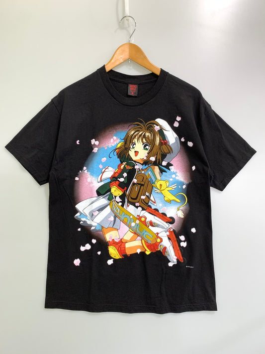 【中古品】【メンズ】 CARDCAPTOR SAKURA カードキャプターさくら ×GEEKS RULE ギークスルール PRINT TEE ショートスリーブ 142-250415-AS-14-min サイズ：L カラー：ブラック 万代Net店