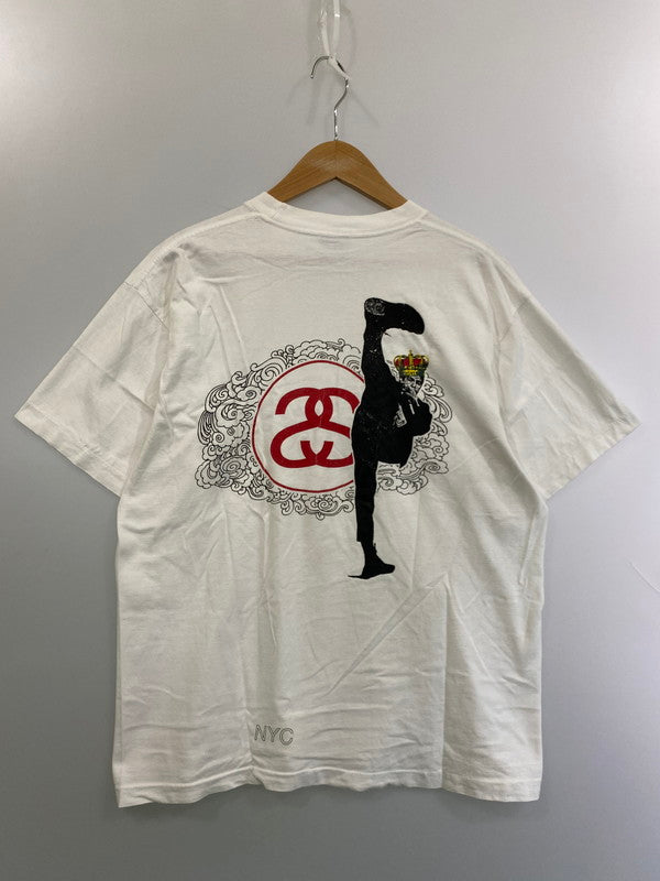 【現状渡し品】【メンズ】 OLD STUSSY オールドステューシー 00S BRUCE LEE TEE Tシャツ トップス 142-250419-ks-04-min サイズ：L カラー：ホワイト 万代Net店