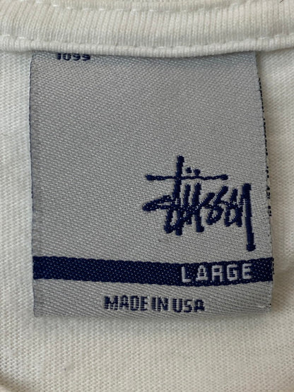 【現状渡し品】【メンズ】 OLD STUSSY オールドステューシー 00S BRUCE LEE TEE Tシャツ トップス 142-250419-ks-04-min サイズ：L カラー：ホワイト 万代Net店