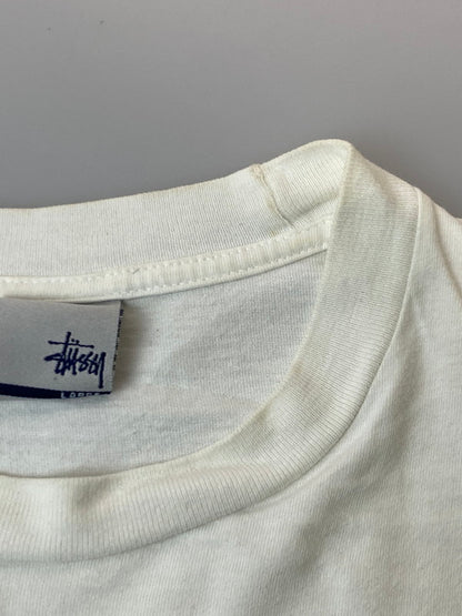 【現状渡し品】【メンズ】 OLD STUSSY オールドステューシー 00S BRUCE LEE TEE Tシャツ トップス 142-250419-ks-04-min サイズ：L カラー：ホワイト 万代Net店