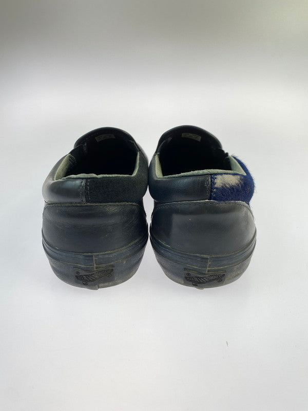 【現状渡し品】【メンズ】 VANS バンズ × ENGINEERED GARMENTS エンジニアドガーメンツ CLASSIC SLIP-ON クラシック スリッポン メンズ 靴 左右非対称 アシメトリ 162-250418-em-02-min サイズ：28.5cm カラー：ブラック/ネイビー 万代Net店