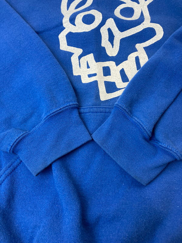 【中古品】【メンズ】 BRIDGE SKATEBOARD SHOP ブリッジ スケートボード ショップ PULL OVER HOODIE プルオーバー フーディ メンズ パーカー トップス 142-250417-em-04-min サイズ：M カラー：ブルー 万代Net店