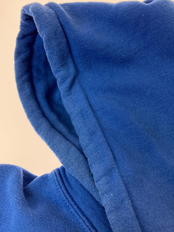 【中古品】【メンズ】 BRIDGE SKATEBOARD SHOP ブリッジ スケートボード ショップ PULL OVER HOODIE プルオーバー フーディ メンズ パーカー トップス 142-250417-em-04-min サイズ：M カラー：ブルー 万代Net店