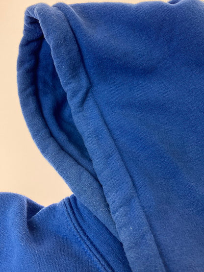 【中古品】【メンズ】 BRIDGE SKATEBOARD SHOP ブリッジ スケートボード ショップ PULL OVER HOODIE プルオーバー フーディ メンズ パーカー トップス 142-250417-em-04-min サイズ：M カラー：ブルー 万代Net店