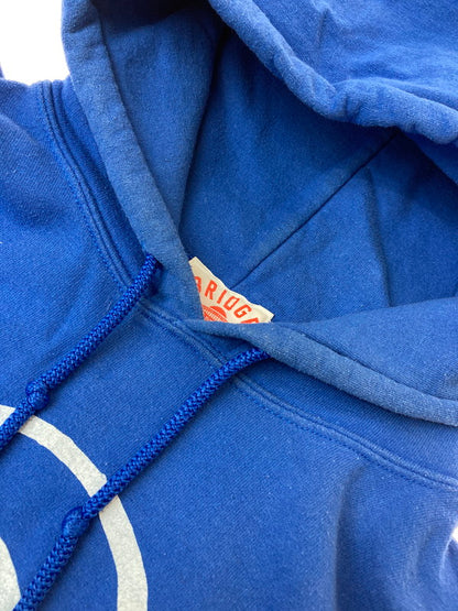 【中古品】【メンズ】 BRIDGE SKATEBOARD SHOP ブリッジ スケートボード ショップ PULL OVER HOODIE プルオーバー フーディ メンズ パーカー トップス 142-250417-em-04-min サイズ：M カラー：ブルー 万代Net店