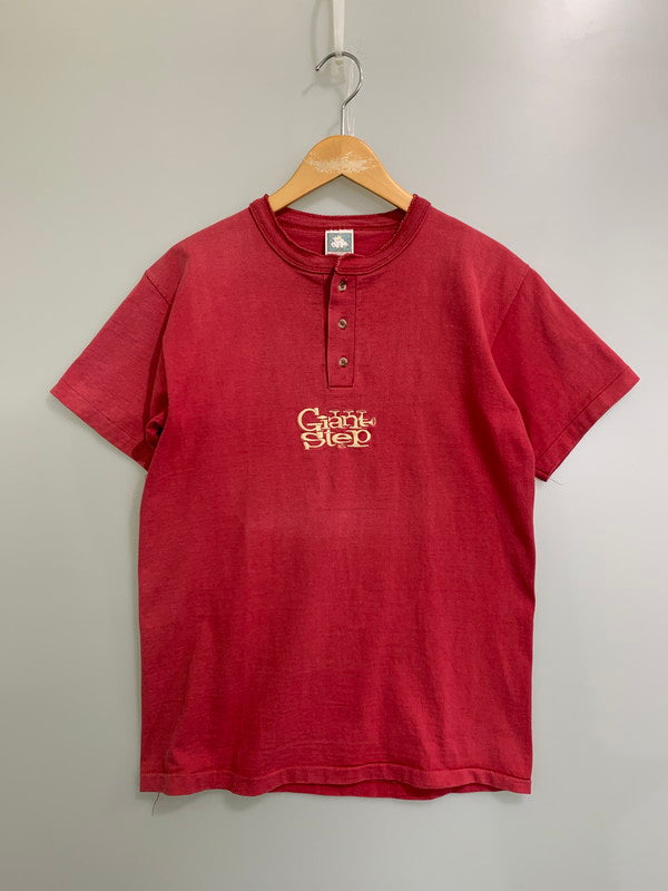【中古品】【メンズ】 GIANT STEP RECORDS 90S POLO SHIRT ポロシャツ 146-250419-ks-56-min サイズ：M カラー：レッド系 万代Net店