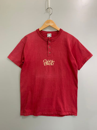 【中古品】【メンズ】 GIANT STEP RECORDS 90S POLO SHIRT ポロシャツ 146-250419-ks-56-min サイズ：M カラー：レッド系 万代Net店