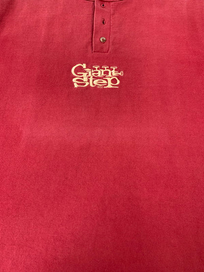 【中古品】【メンズ】 GIANT STEP RECORDS 90S POLO SHIRT ポロシャツ 146-250419-ks-56-min サイズ：M カラー：レッド系 万代Net店