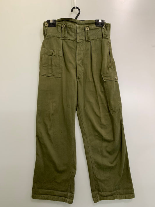 【現状渡し品】【メンズ】 ベルギー軍 P1960 FIELD PANTS フィールドパンツ 157-250503-ks-23-min サイズ：不明 カラー：オリーブ系 万代Net店