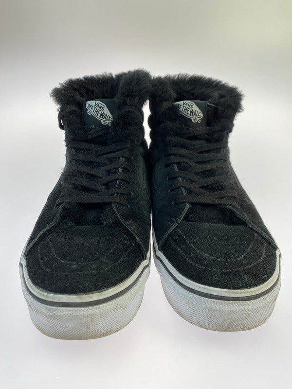 【中古品】【メンズ】 VANS バンズ × SACAI サカイ 14AW ハイカットムートンSK8-HI 524440-0001 スニーカー メンズ 靴 スケートハイ あったか 162-250418-em-05-min サイズ：27cm カラー：ブラック 万代Net店