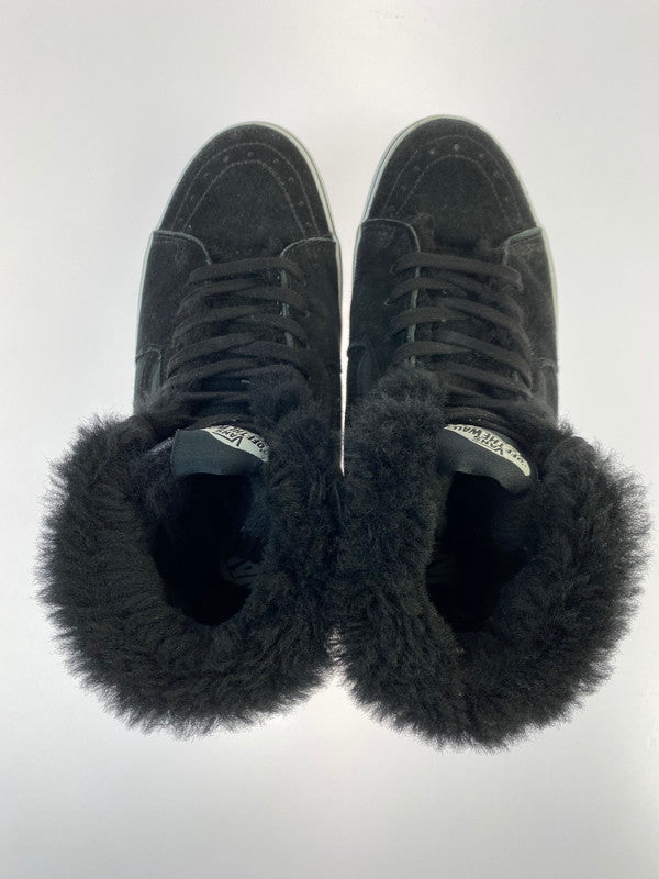 【中古品】【メンズ】 VANS バンズ × SACAI サカイ 14AW ハイカットムートンSK8-HI 524440-0001 スニーカー メンズ 靴 スケートハイ あったか 162-250418-em-05-min サイズ：27cm カラー：ブラック 万代Net店