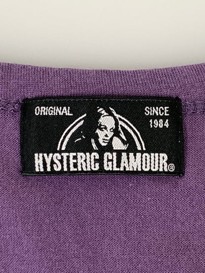 【中古品】【レディース】 HYSTERIC GLAMOUR ヒステリックグラマー S/S LONG TEE 半袖 ロング Ｔシャツ レディース トップス 170-250728-em-21-min サイズ：FREE カラー：パープル 万代Net店