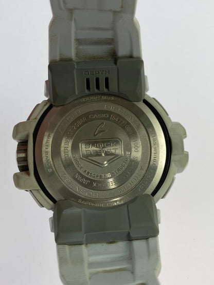 【中古品】【メンズ】 G-SHOCK ジーショック GWN-Q1000-7AJF ガルフマスター カシオ 樹脂バンド カジュアル スポーツ アナログ 196-250418-em-23-min カラー：ホワイト 万代Net店