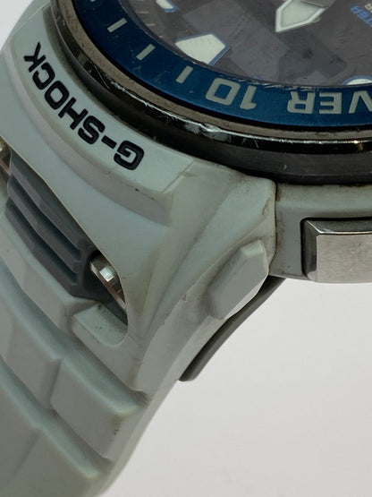 【中古品】【メンズ】 G-SHOCK ジーショック GWN-Q1000-7AJF ガルフマスター カシオ 樹脂バンド カジュアル スポーツ アナログ 196-250418-em-23-min カラー：ホワイト 万代Net店