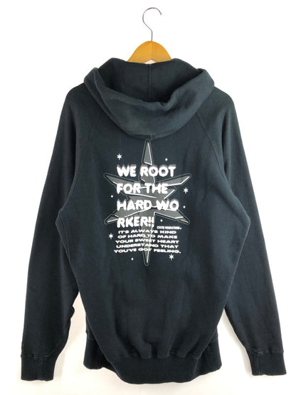 【中古品】【メンズ】 HOW WE GET HURT SOMETIMES HOODIE プリント フーディー パーカー トップス 142-251028-rt-17-tag サイズ：XL カラー：ブラック 万代Net店