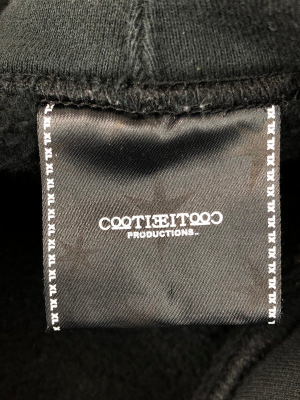 【中古品】【メンズ】 HOW WE GET HURT SOMETIMES HOODIE プリント フーディー パーカー トップス 142-251028-rt-17-tag サイズ：XL カラー：ブラック 万代Net店