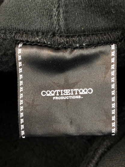 【中古品】【メンズ】 HOW WE GET HURT SOMETIMES HOODIE プリント フーディー パーカー トップス 142-251028-rt-17-tag サイズ：XL カラー：ブラック 万代Net店