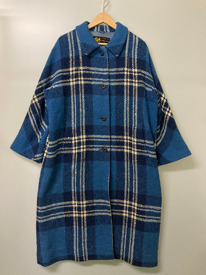 【現状渡し品】【メンズ】 YORKLAND ヨークランド LONG COAT ロング コート アウター 146-251012-ks-10-min サイズ：9AR カラー：ブルー系 万代Net店
